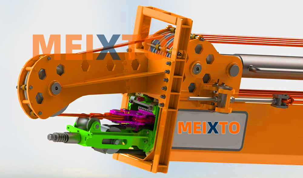 forestry telescoping arm