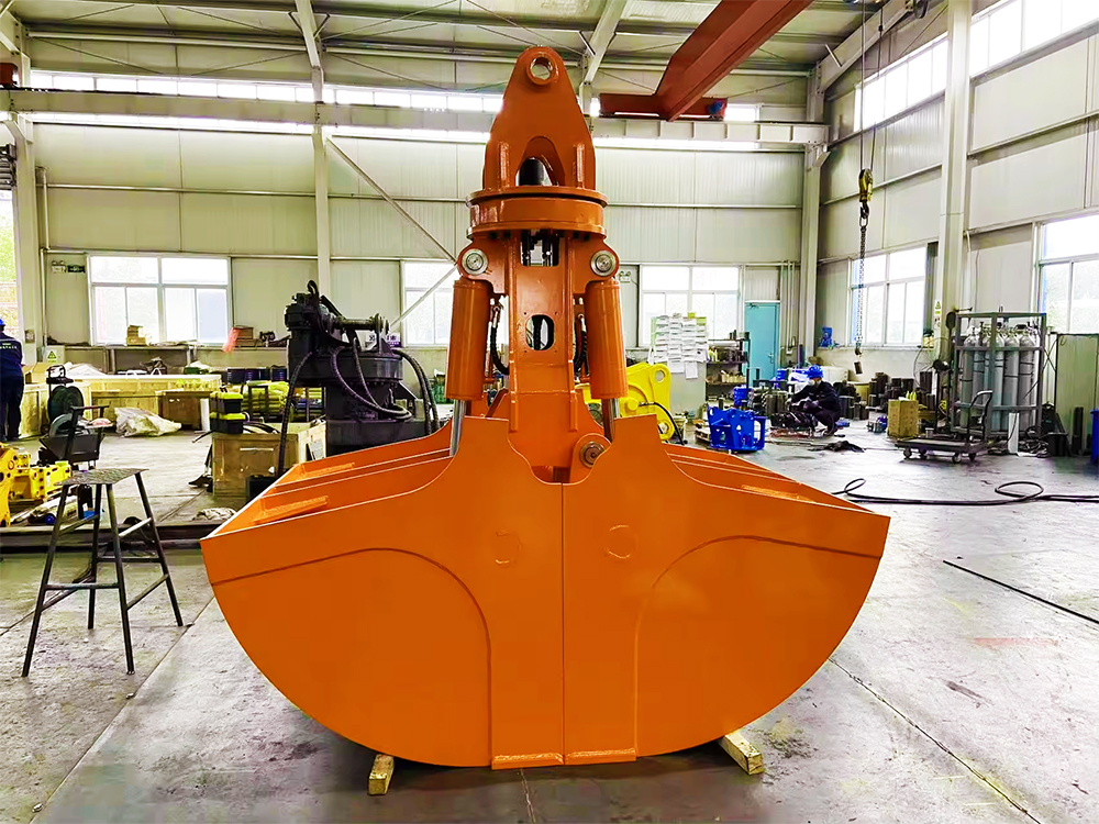 MC06 Rotating Hydraulic Clamshell Bucket_for Construction Machinery ...