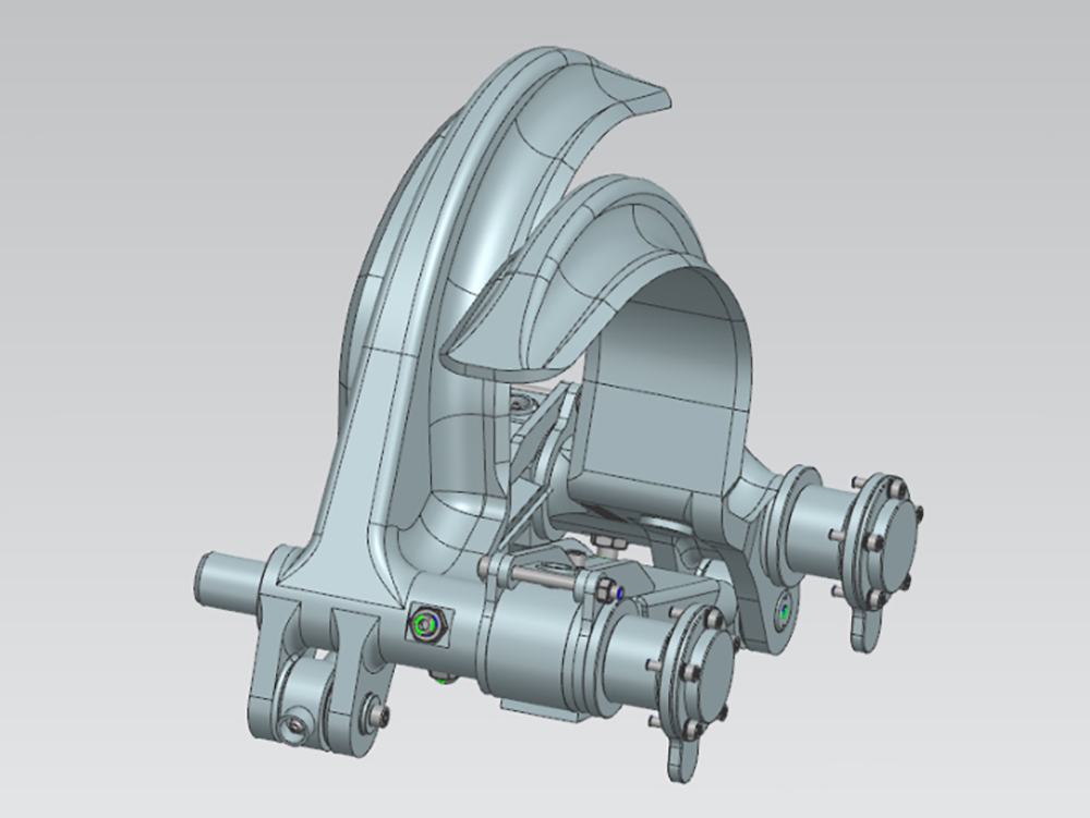 front cutting knives of PONSSE tree harvester head